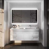 Riva MIAMI Wall Hung Vanity Matte White (All Sizes)