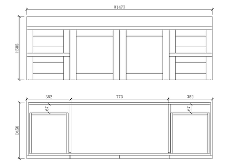 Riva MIAMI Wall Hung Vanity Matte White (All Sizes)