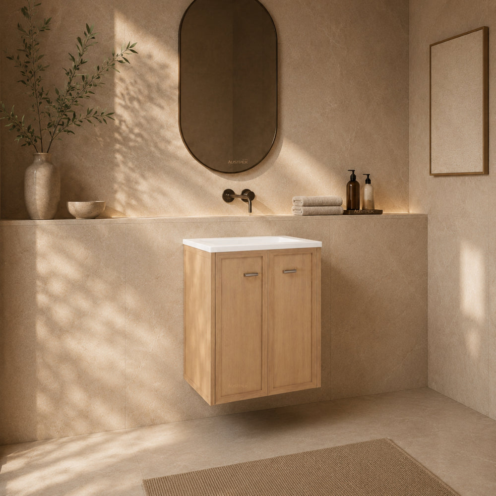 Riva Tofino Wall Hung Vanity Coastal Oak 