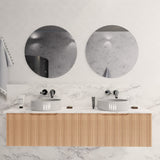 Riva VIENNA Wall Hung Vanity American Oak (All Sizes) 1800