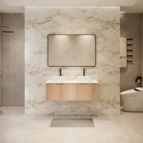 Riva VIENNA Wall Hung Vanity American Oak