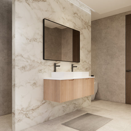 Riva VIENNA Wall Hung Vanity American Oak