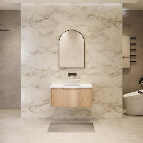 Riva VIENNA Wall Hung Vanity American Oak
