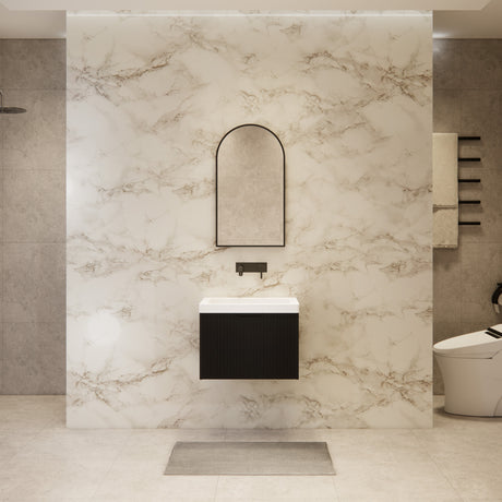 Riva VIENNA Wall Hung Vanity Matte Black