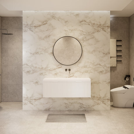Riva VIENNA Wall Hung Vanity Matte White