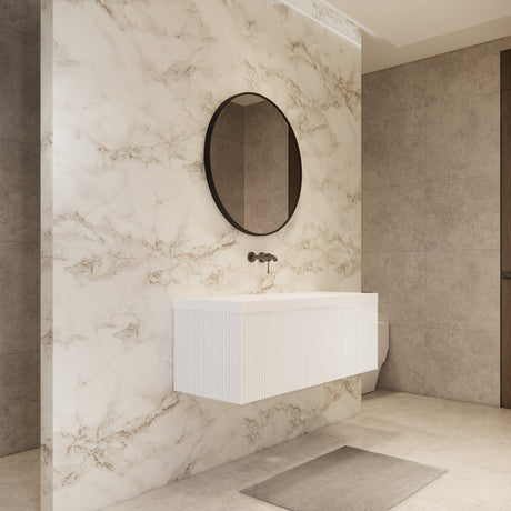 Riva VIENNA Wall Hung Vanity Matte White