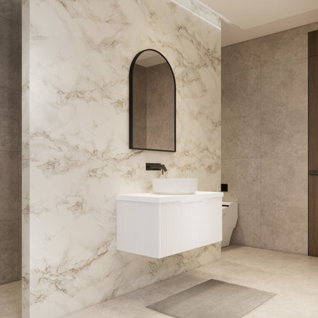 Riva VIENNA Wall Hung Vanity Matte White