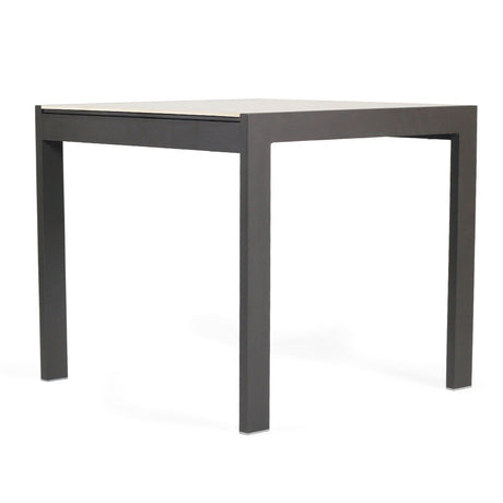 Rocco Outpost Dining Table 0.8m – Asteroid Black (Charcoal)