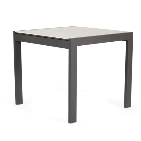 Rocco Outpost Dining Table 0.8m – Asteroid Black (Charcoal)