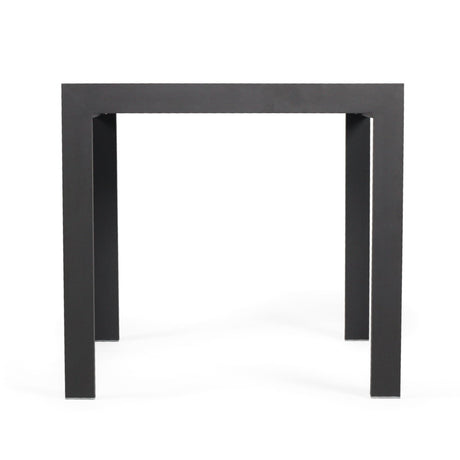 Rocco Outpost Dining Table 0.8m – Asteroid Black (Charcoal)