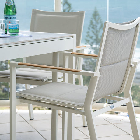 Rocco Outpost Dining Table 0.8m – Pearl Whitley