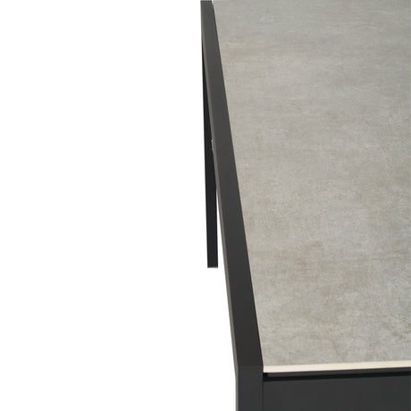 Rocco Outpost Dining Table 1.6m – Asteroid Black (Charcoal)