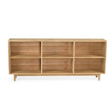 Roman Teak Bookcase - 2m
