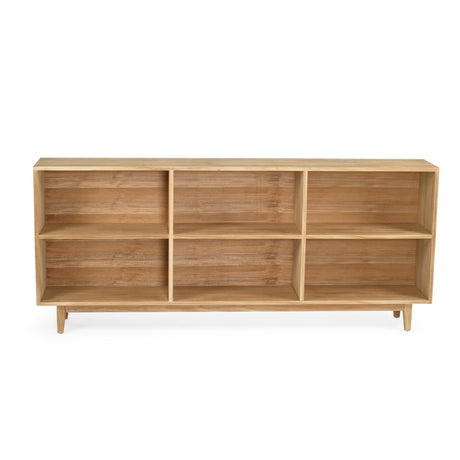 Roman Teak Bookcase - 2m