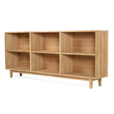 Roman Teak Bookcase - 2m