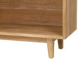 Roman Teak Bookcase - 2m