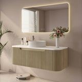 Rome Wall Hung Vanity Bur Oak 1200mm