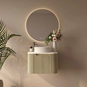 Rome Wall Hung Vanity Bur Oak 600mm