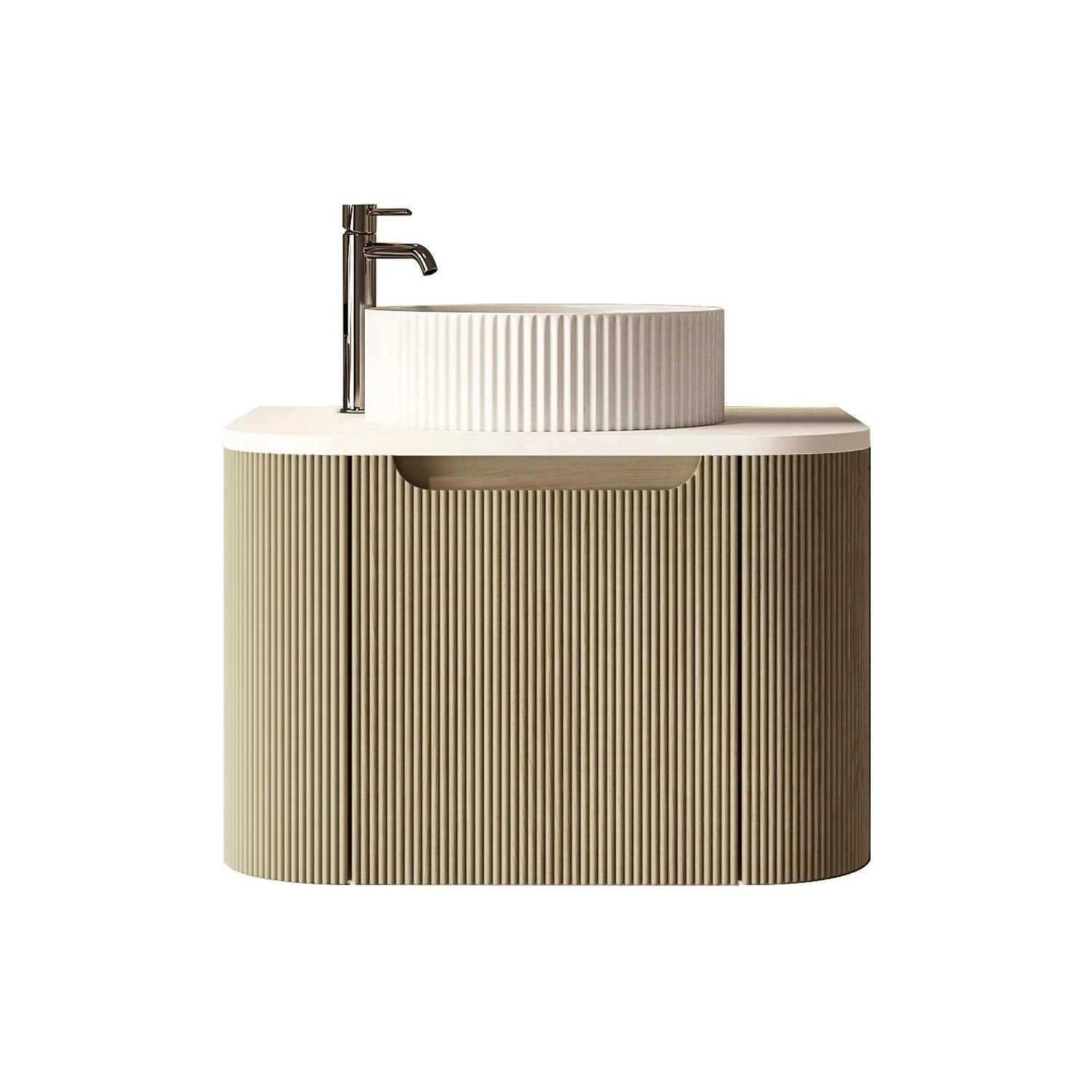 Rome Wall Hung Vanity Bur Oak 600mm