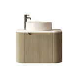 Rome Wall Hung Vanity Bur Oak 600mm