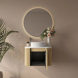 Rome Wall Hung Vanity Bur Oak 600mm