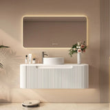 Rome Wall Hung Vanity Matte White 1200mm