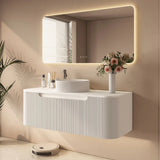 Rome Wall Hung Vanity Matte White 1200mm