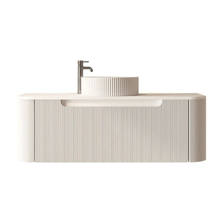 Rome Wall Hung Vanity Matte White 1200mm