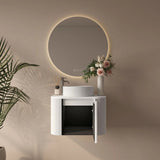 Rome Wall Hung Vanity Matte White 600mm