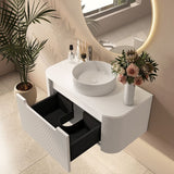 Rome Wall Hung Vanity Matte White 750mm