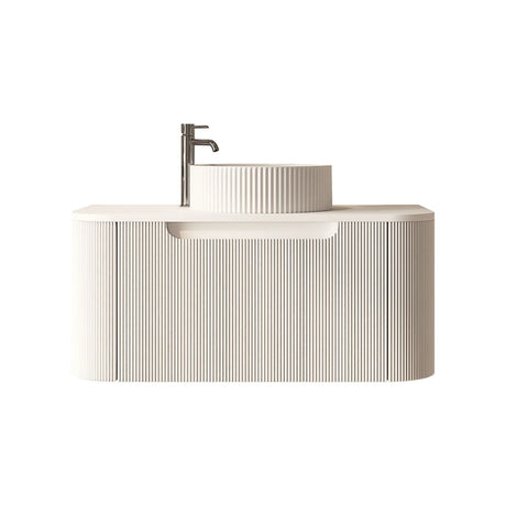 Rome Wall Hung Vanity Matte White 750mm