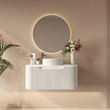 Rome Wall Hung Vanity Matte White 900mm