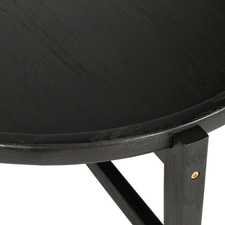 Ronan Coffee Table - 0.8m - Black