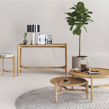 Ronan Coffee Table - Natural - 0.8m