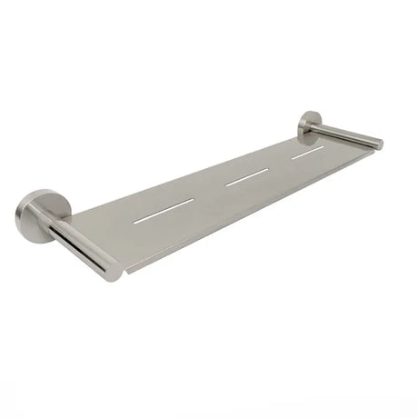 RONDO Metal Shower Shelf - Brushed Nickel