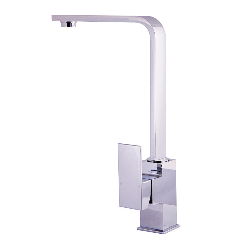 Rosa Rectangle Handle Sink Mixer Lead Free Chrome