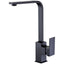 Rosa Rectangle Handle Sink Mixer Lead Free Matte Black