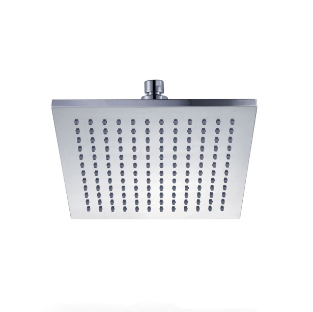 Rosa Square Overhead Shower 200mm - Brushed Gun Metal