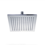Rosa Square Overhead Shower 200mm - Brushed Gun Metal