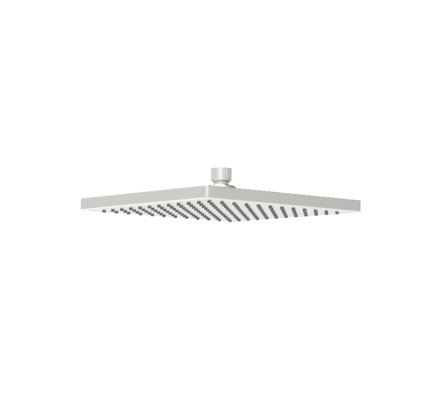 Rosa Square Overhead Shower 254mm - Brushed Nickel