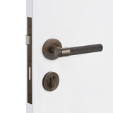 Manovella Entrance Door Kit- Rosedale-Aged Brass