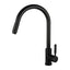 Round Pull Out Kitchen Sink Mixer Tap - Black