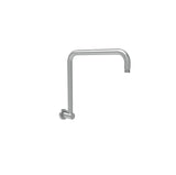 Round Shower Arm High Rise Brushed Gun Metal