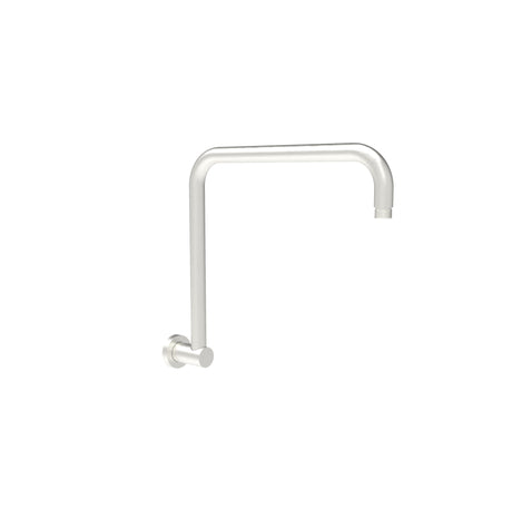 Round Shower Arm High Rise Brushed Nickel