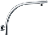 Round Shower Arm Horizontal 400mm Chrome