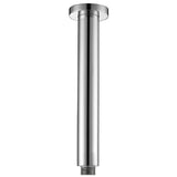 Round Shower Arm Vertical 200mm Chrome