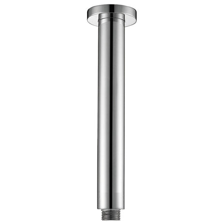 Round Shower Arm Vertical 200mm Chrome