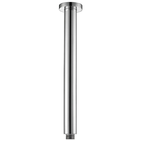 Round Shower Arm Vertical 600mm Chrome