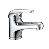 Ruby Slim Rectangle Handle Basin Mixer Lead Free Chrome