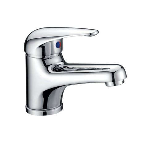 Ruby Slim Rectangle Handle Basin Mixer Lead Free Chrome